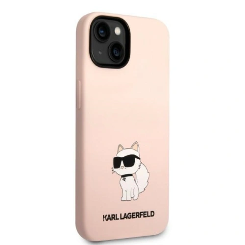 Kup Etui Karl Lagerfeld KLHCP14MSNCHBCP Apple iPhone 14 Plus / 15 Plus kemény tok rózsaszín/pink Silicone Choupette - KLD1315 - {ean13} - Sklep Home Screen