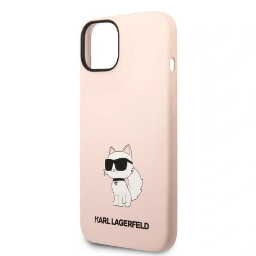 Buy Karl Lagerfeld KLHCP14MSNCHBCP Apple iPhone 14 Plus / 15 Plus hardcase pink Silicone Choupette - KLD1315 - {ean13} - Home Screen Store Europe