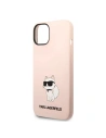 Buy Karl Lagerfeld KLHCP14MSNCHBCP Apple iPhone 14 Plus / 15 Plus hardcase pink Silicone Choupette - KLD1315 - {ean13} - Home Screen Store Europe