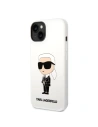 Kup Etui Karl Lagerfeld KLHCP14MSNIKBCH Apple iPhone 14 Plus / 15 Plus hardcase bílý/white Silicone Ikonik - KLD1316 - {ean13} - Sklep Home Screen