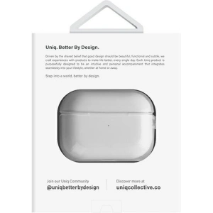 Etui UNIQ Glase Apple AirPods Pro 2 przeźroczysty/glossy clear Etui UNIQ Glase Apple AirPods Pro 2 przeźroczysty/glossy clear