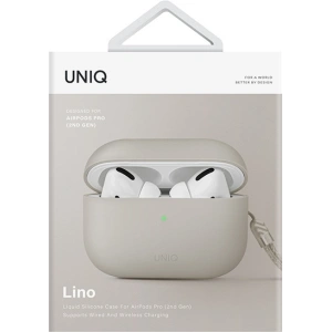 Buy UNIQ Lino Apple AirPods Pro 2 Silicone beige ivory - UNIQ828 - {ean13} - Home Screen Store Europe