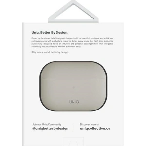 Kup Etui UNIQ Lino Apple AirPods Pro 2 Silicone beżowy/beige ivory - UNIQ828 - {ean13} - Sklep Home Screen