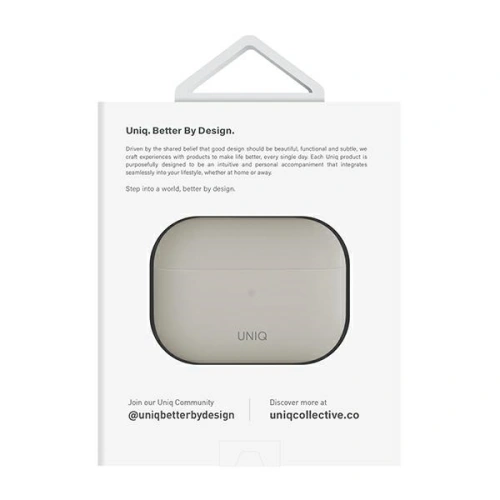 Buy UNIQ Lino Apple AirPods Pro 2 Silicone beige ivory - UNIQ828 - {ean13} - Home Screen Store Europe