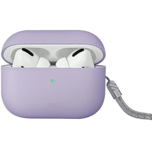 Etui UNIQ Lino Apple AirPods Pro 2 Silicone liliowy/lilac lavender Etui UNIQ Lino Apple AirPods Pro 2 Silicone liliowy/lilac lavender