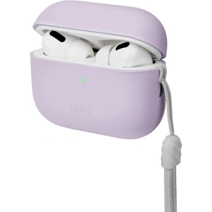 Etui UNIQ Lino Apple AirPods Pro 2 Silicone liliowy/lilac lavender Etui UNIQ Lino Apple AirPods Pro 2 Silicone liliowy/lilac lavender