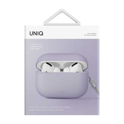 Buy UNIQ Lino Apple AirPods Pro 2 Silicone lilac lavender - UNIQ829 - {ean13} - Home Screen Store Europe