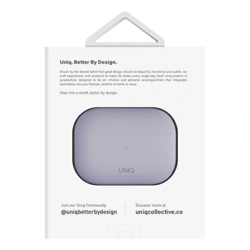 Buy UNIQ Lino Apple AirPods Pro 2 Silicone lilac lavender - UNIQ829 - {ean13} - Home Screen Store Europe