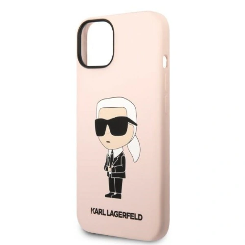 Kup Etui Karl Lagerfeld KLHCP14MSNIKBCP Apple iPhone 14 Plus / 15 Plus hardcase růžový/pink Silicone Ikonik - KLD1317 - {ean13} - Sklep Home Screen