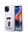 Karl Lagerfeld KLHCP14MSNIKBCU Apple iPhone 14 Plus / 15 Plus hardcase purple Silicone Ikonik