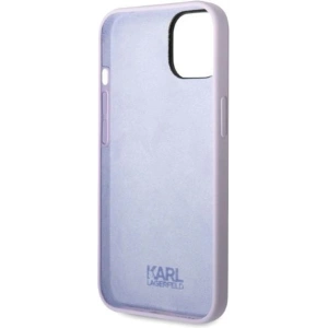 Etui Karl Lagerfeld KLHCP14MSNIKBCU Apple iPhone 14 Plus / 15 Plus hardcase purpurowy/purple Silicone Ikonik