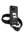 Buy Karl Lagerfeld KLHCP14MSTKMK Apple iPhone 14 Plus / 15 Plus black hardcase Monogram Ikonik Patch - KLD1319 - {ean13} - Home Screen Store Europe