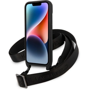 Etui Karl Lagerfeld KLHCP14MSTKMK Apple iPhone 14 Plus / 15 Plus czarny/black hardcase Monogram Ikonik Patch