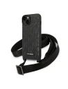 Etui Karl Lagerfeld KLHCP14MSTMMK Apple iPhone 14 Plus / 15 Plus hardcase černý/black Monogram Plaque Logo Strap