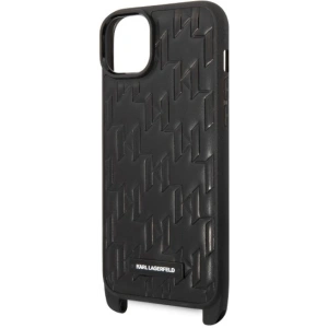 Etui Karl Lagerfeld KLHCP14MSTMMK Apple iPhone 14 Plus / 15 Plus hardcase czarny/black Monogram Plaque Logo Strap