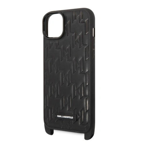 Kup Etui Karl Lagerfeld KLHCP14MSTMMK Apple iPhone 14 Plus / 15 Plus hardcase czarny/black Monogram Plaque Logo Strap - KLD1320 - {ean13} - Sklep Home Screen