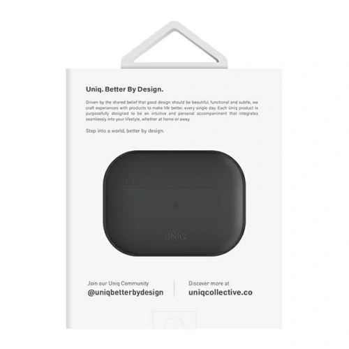 Kup Etui UNIQ Lino Apple AirPods Pro 2 Silicone szary/ash grey - UNIQ833 - {ean13} - Sklep Home Screen
