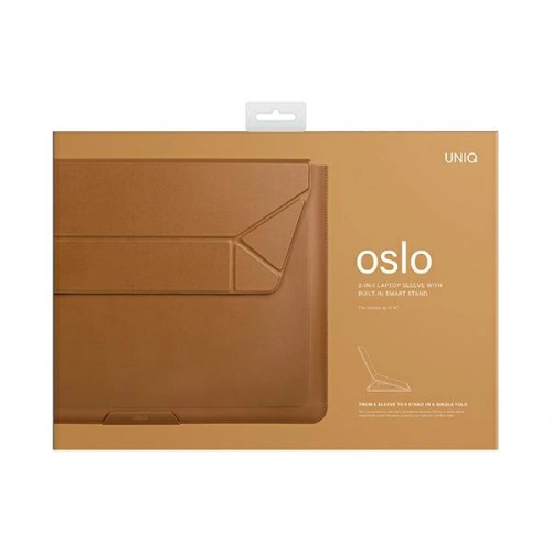 Kup Etui UNIQ Oslo pentru laptop 14 inch maro/toffee brown - UNIQ837 - {ean13} - Sklep Home Screen