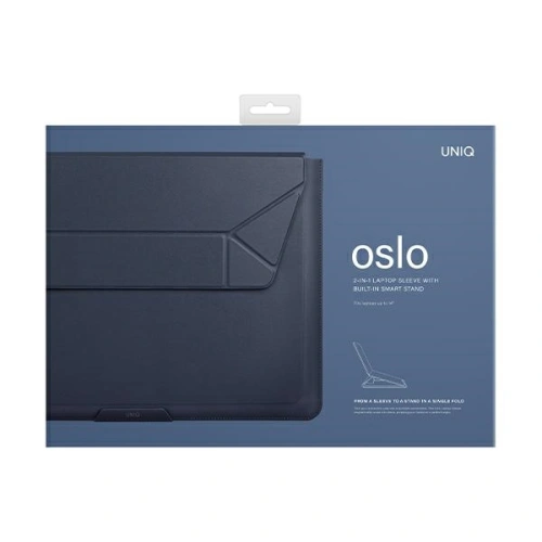 Kup Etui UNIQ Oslo laptop Sleeve 14 cali niebieski/abyss blue - UNIQ839 - {ean13} - Sklep Home Screen