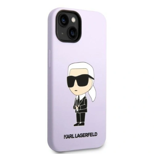 Kup Etui Karl Lagerfeld KLHCP14SSNIKBCU Apple iPhone 14 hardcase purpurowy/purple Silicone Ikonik - KLD1329 - {ean13} - Sklep Home Screen