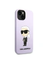 Kup Etui Karl Lagerfeld KLHCP14SSNIKBCU Apple iPhone 14 hardcase purpurowy/purple Silicone Ikonik - KLD1329 - {ean13} - Sklep Home Screen