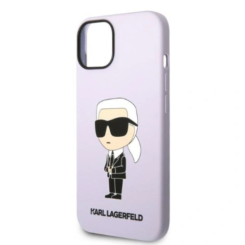 Kup Etui Karl Lagerfeld KLHCP14SSNIKBCU Apple iPhone 14 hardcase purpurowy/purple Silicone Ikonik - KLD1329 - {ean13} - Sklep Home Screen