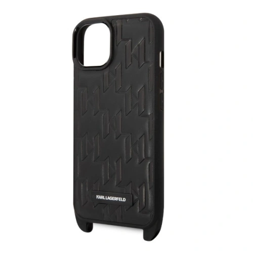 Kup Etui Karl Lagerfeld KLHCP14SSTMMK Apple iPhone 14 hardcase černý/black Monogram Plaque Logo Strap - KLD1331 - {ean13} - Sklep Home Screen