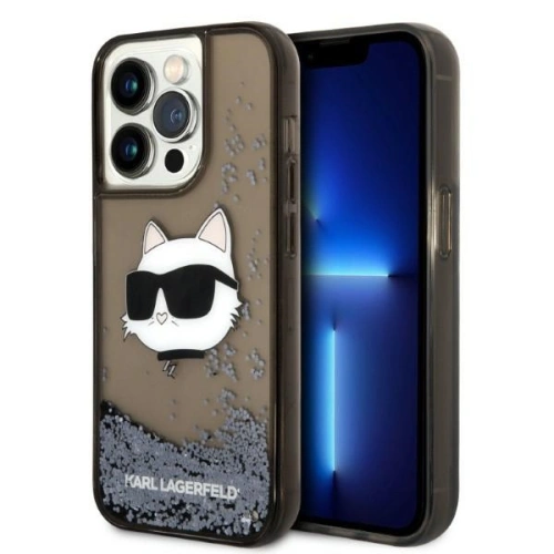 Kup Etui Karl Lagerfeld KLHCP14XLNCHCK Apple iPhone 14 Pro Max černý/black hardcase Glitter Choupette Head - KLD1334 - {ean13} - Sklep Home Screen