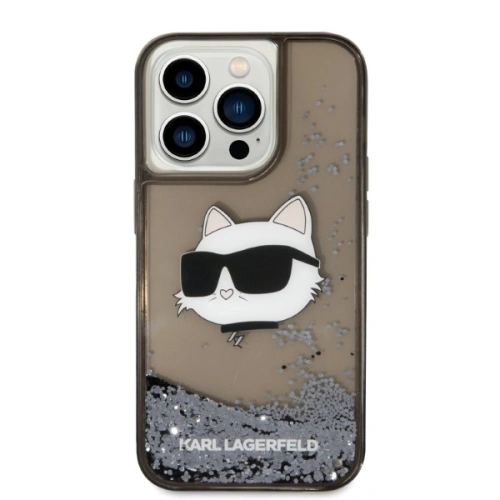 Kup Etui Karl Lagerfeld KLHCP14XLNCHCK Apple iPhone 14 Pro Max czarny/black hardcase Glitter Choupette Head - KLD1334 - {ean13} - Sklep Home Screen
