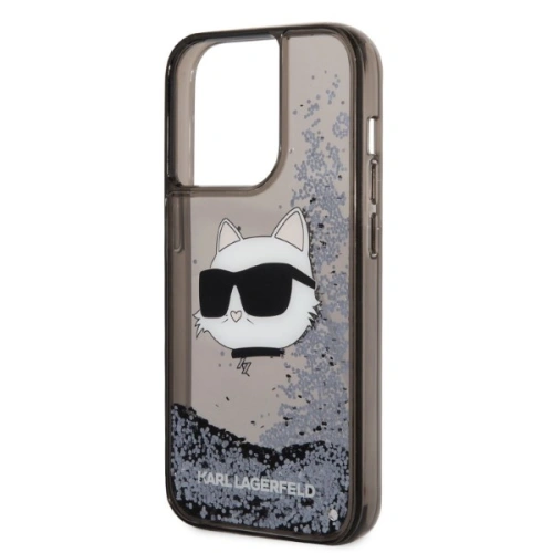 Kup Etui Karl Lagerfeld KLHCP14XLNCHCK Apple iPhone 14 Pro Max czarny/black hardcase Glitter Choupette Head - KLD1334 - {ean13} - Sklep Home Screen