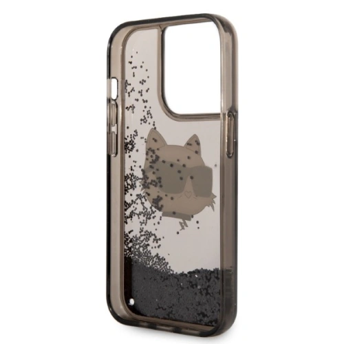Kup Etui Karl Lagerfeld KLHCP14XLNCHCK Apple iPhone 14 Pro Max czarny/black hardcase Glitter Choupette Head - KLD1334 - {ean13} - Sklep Home Screen