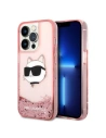 Etui Karl Lagerfeld KLHCP14XLNCHCP Apple iPhone 14 Pro Max różowy/pink hardcase Glitter Choupette Head