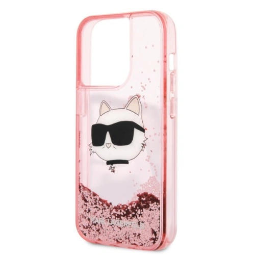 Kup Etui Karl Lagerfeld KLHCP14XLNCHCP Apple iPhone 14 Pro Max różowy/pink hardcase Glitter Choupette Head - KLD1335 - {ean13} - Sklep Home Screen