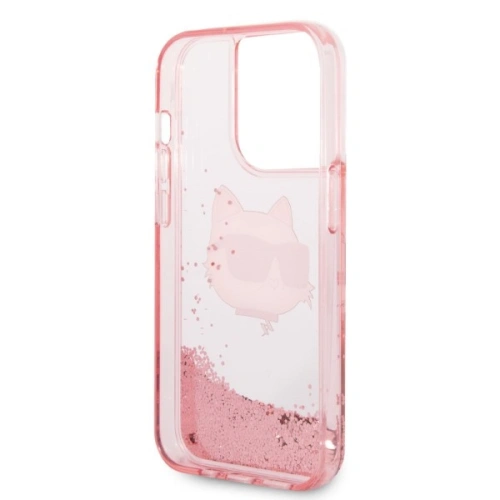Kup Etui Karl Lagerfeld KLHCP14XLNCHCP Apple iPhone 14 Pro Max różowy/pink hardcase Glitter Choupette Head - KLD1335 - {ean13} - Sklep Home Screen