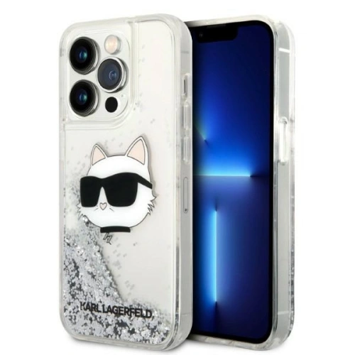 Kup Etui Karl Lagerfeld KLHCP14XLNCHCS Apple iPhone 14 Pro Max argintiu/silver hardcase Glitter Choupette Head - KLD1336 - {ean13} - Sklep Home Screen