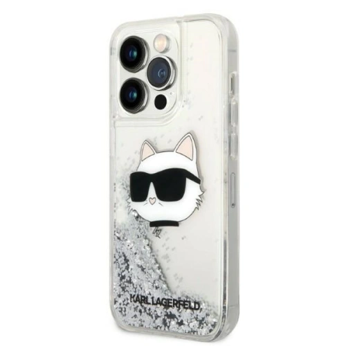 Kup Etui Karl Lagerfeld KLHCP14XLNCHCS Apple iPhone 14 Pro Max srebrny/silver hardcase Glitter Choupette Head - KLD1336 - {ean13} - Sklep Home Screen