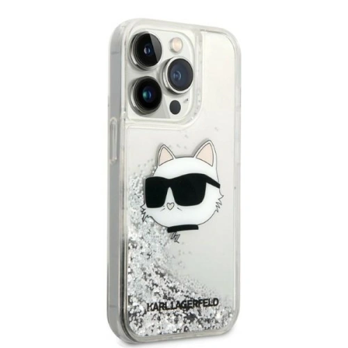 Kup Etui Karl Lagerfeld KLHCP14XLNCHCS Apple iPhone 14 Pro Max srebrny/silver hardcase Glitter Choupette Head - KLD1336 - {ean13} - Sklep Home Screen