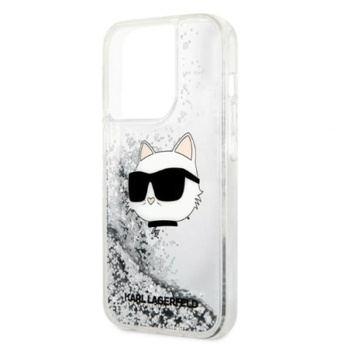 Kup Etui Karl Lagerfeld KLHCP14XLNCHCS Apple iPhone 14 Pro Max srebrny/silver hardcase Glitter Choupette Head - KLD1336 - {ean13} - Sklep Home Screen
