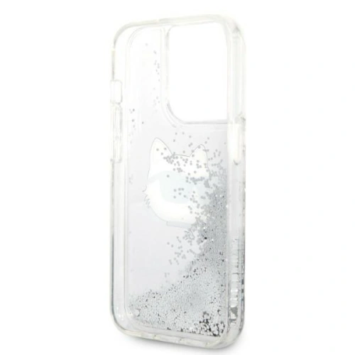 Kup Etui Karl Lagerfeld KLHCP14XLNCHCS Apple iPhone 14 Pro Max srebrny/silver hardcase Glitter Choupette Head - KLD1336 - {ean13} - Sklep Home Screen