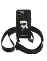 Kup Etui Karl Lagerfeld KLHCP14XSTKMK Apple iPhone 14 Pro Max czarny/black hardcase Monogram Ikonik Patch - KLD1337 - {ean13} - Sklep Home Screen