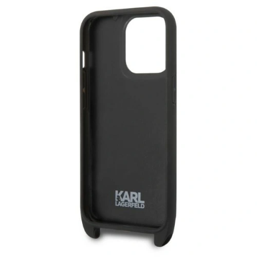 Kup Etui Karl Lagerfeld KLHCP14XSTKMK Apple iPhone 14 Pro Max czarny/black hardcase Monogram Ikonik Patch - KLD1337 - {ean13} - Sklep Home Screen