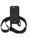 Kup Case Karl Lagerfeld KLHCP14XSTMMK Apple iPhone 14 Pro Max Hardcase schwarz/black Monogramm-Plakette Logo-Tragegurt - KLD1338 - {ean13} - Sklep Home Screen