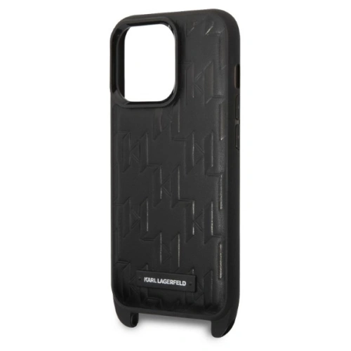 Kup Etui Karl Lagerfeld KLHCP14XSTMMK Apple iPhone 14 Pro Max hardcase černý/black Monogram Plaque Logo Strap - KLD1338 - {ean13} - Sklep Home Screen