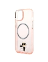 Kup Etui Karl Lagerfeld KLHMP14MHNKCIPApple iPhone 14 Plus / 15 Plus hardcase růžový/pink Iconic Karl&Choupette Magsafe - KLD1339 - {ean13} - Sklep Home Screen