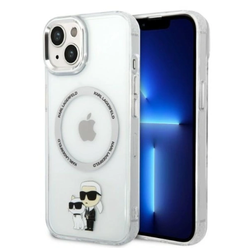 Kup Etui Karl Lagerfeld KLHMP14MHNKCITApple iPhone 14 Plus / 15 Plus hardcase transparent Iconic Karl&Choupette Magsafe - KLD1340 - {ean13} - Sklep Home Screen