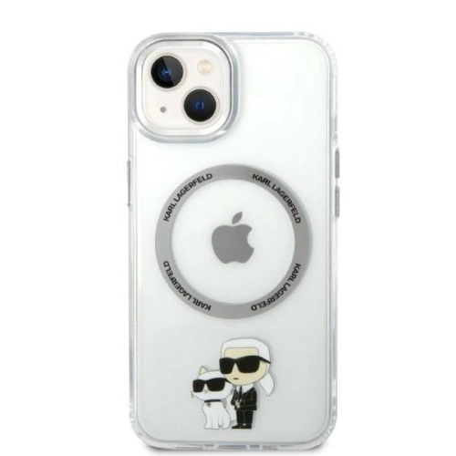 Kup Etui Karl Lagerfeld KLHMP14MHNKCITApple iPhone 14 Plus / 15 Plus hardcase transparent Iconic Karl&Choupette Magsafe - KLD1340 - {ean13} - Sklep Home Screen