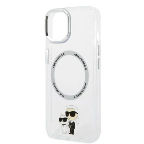 Kup Etui Karl Lagerfeld KLHMP14MHNKCITApple iPhone 14 Plus / 15 Plus hardcase transparent Iconic Karl&Choupette Magsafe - KLD1340 - {ean13} - Sklep Home Screen