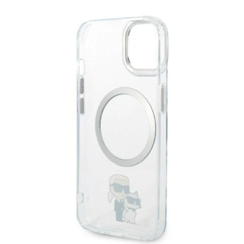 Kup Etui Karl Lagerfeld KLHMP14MHNKCITApple iPhone 14 Plus / 15 Plus hardcase transparent Iconic Karl&Choupette Magsafe - KLD1340 - {ean13} - Sklep Home Screen