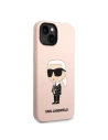 Kup Etui Karl Lagerfeld KLHMP14MSNIKBCPApple iPhone 14 Plus / 15 Plus hardcase różowy/pink Silicone Ikonik Magsafe - KLD1341 - {ean13} - Sklep Home Screen
