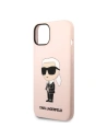 Kup Etui Karl Lagerfeld KLHMP14MSNIKBCPApple iPhone 14 Plus / 15 Plus hardcase różowy/pink Silicone Ikonik Magsafe - KLD1341 - {ean13} - Sklep Home Screen